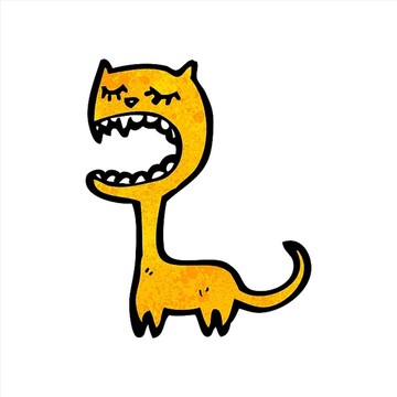 卡通動物貓咪插畫