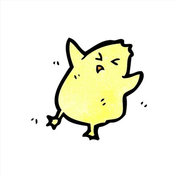 卡通小雞插畫(huà)