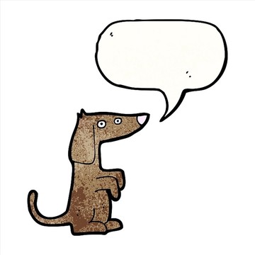 卡通狗狗插畫