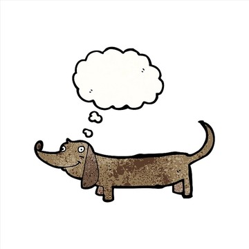 卡通狗狗插畫