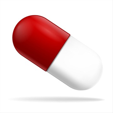 膠囊藥丸矢量圖