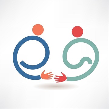 握手和友誼圖標(biāo)