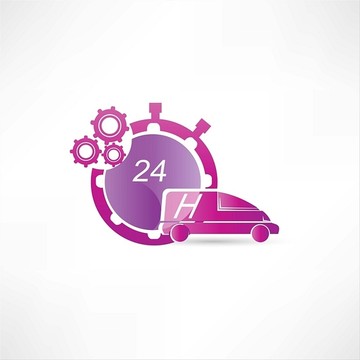 運輸服務(wù)24小時圖標(biāo)
