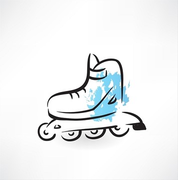 溜冰鞋的图标