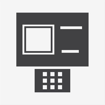 自助取款機圖標