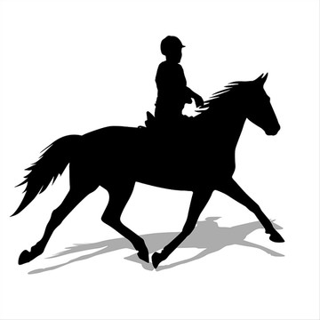 動物馬矢量圖