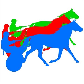 動物馬矢量圖