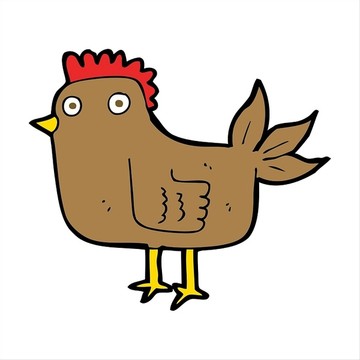 卡通動物鴻基插畫