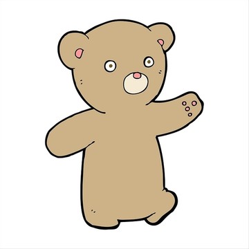 卡通熊插畫