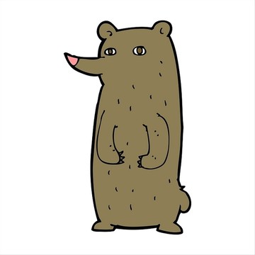 卡通動物插畫