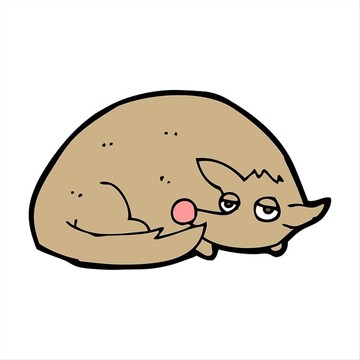 卡通動物狗狗插畫