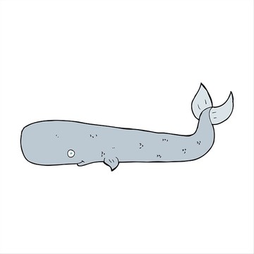 卡通鯨魚