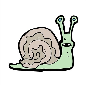 卡通蝸牛