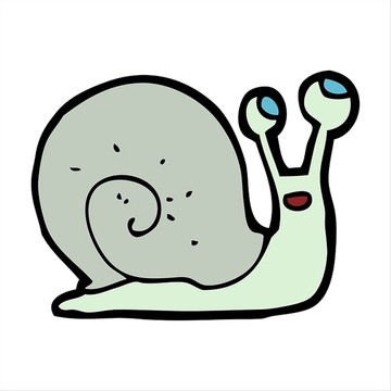 卡通蝸牛