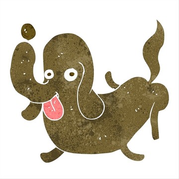 卡通動物狗狗插畫