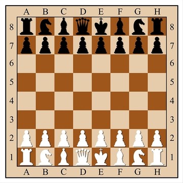 棋子棋盤矢量插畫