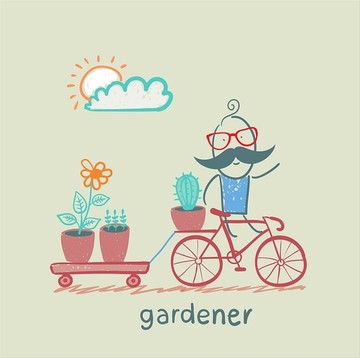 园丁骑自行车厂