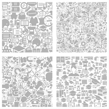 技術(shù)與科學(xué)背景矢量插畫