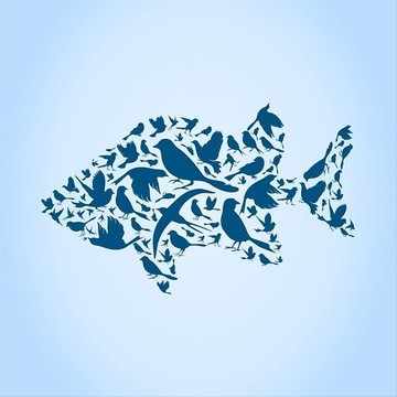 海洋魚(yú)矢量圖