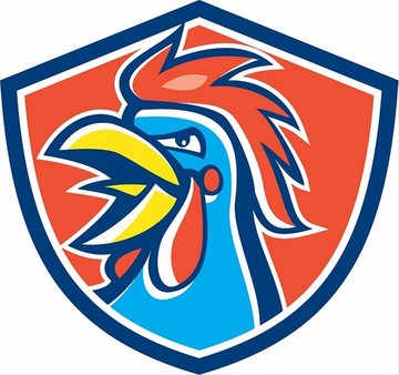 公雞矢量圖