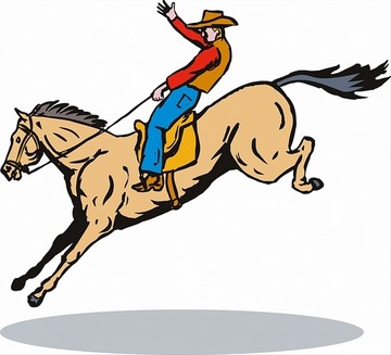 牛仔騎跳馬