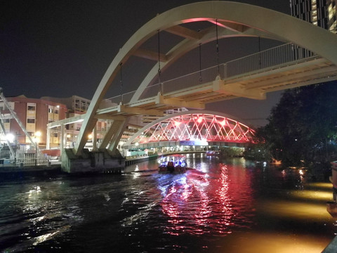 马六甲风光夜景