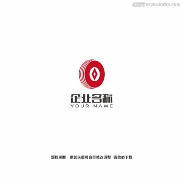 轮胎钱币logo