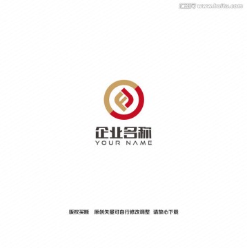 fj古钱币创意logo