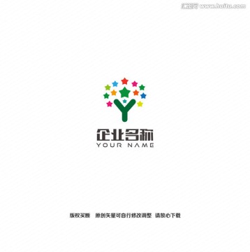 字母y大树logo