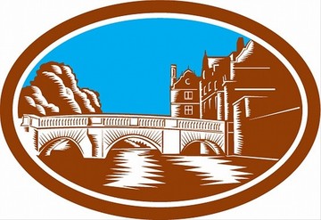 剑桥的三一学院大桥的插图