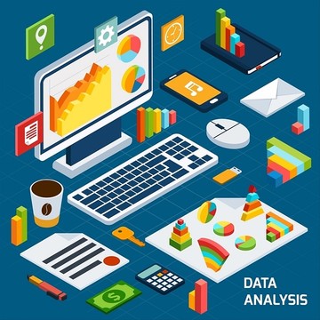 数据分析商业图标
