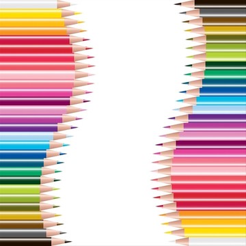 彩色鉛筆矢量插畫
