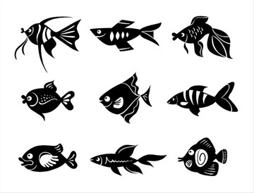 海洋魚矢量圖