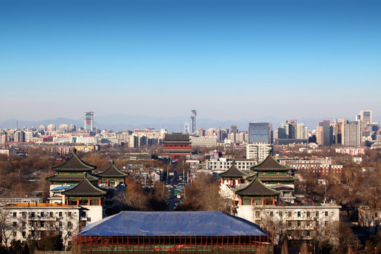 北京城 北京 俯視 北京旅游