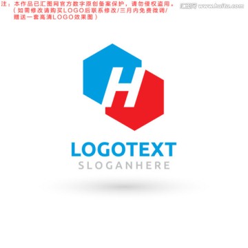 H字母logo