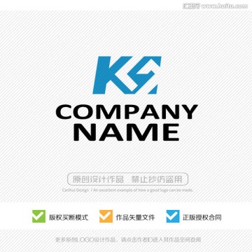 KG字母 LOGO设计