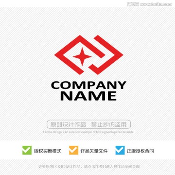 CJ字母 LOGO设计