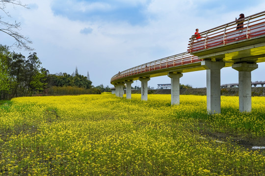 成都三道堰古镇彩虹桥