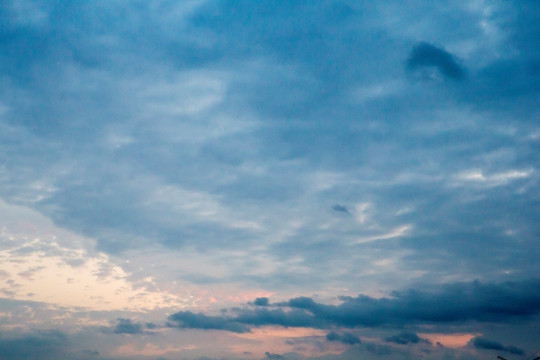 云海天空云朵夕阳