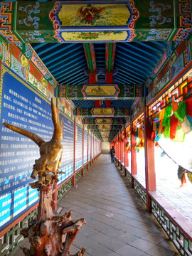 古文化走廊，佛院走廊
