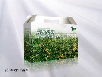 水果箱包裝（平面圖）