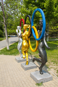 北京奥林匹克森林公园雕塑
