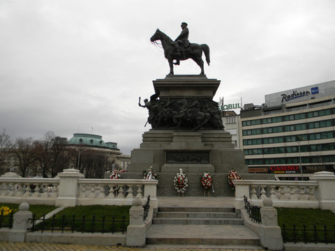 保加利亚首都索菲亚雕像