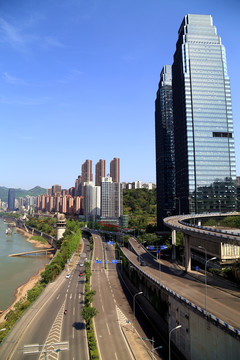 重庆南滨路 俯瞰