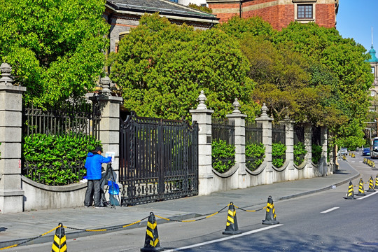 上海街景 上海南苏州路