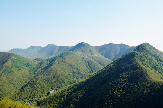 竹子山峦