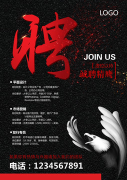 招聘海報