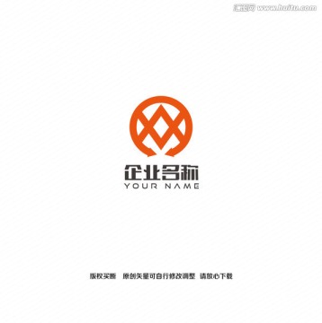 网字创意logo