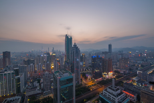 深圳全景夜景