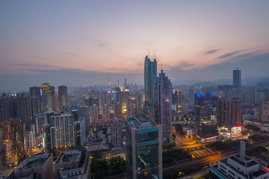 深圳全景夜景